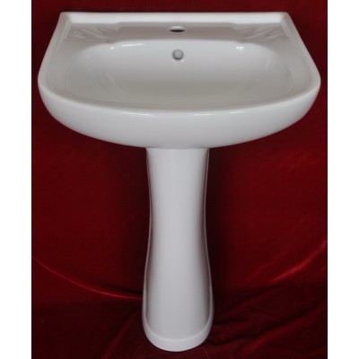 DPL-102 bathroom ceramic pedestal wash basin